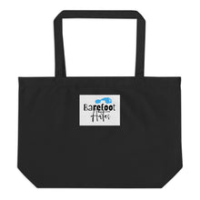 Load image into Gallery viewer, Make Art Not Your Bed Large organic tote bag