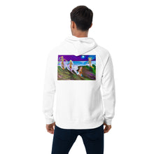 Load image into Gallery viewer, Barefoot Artes Logo Unisex eco raglan hoodie