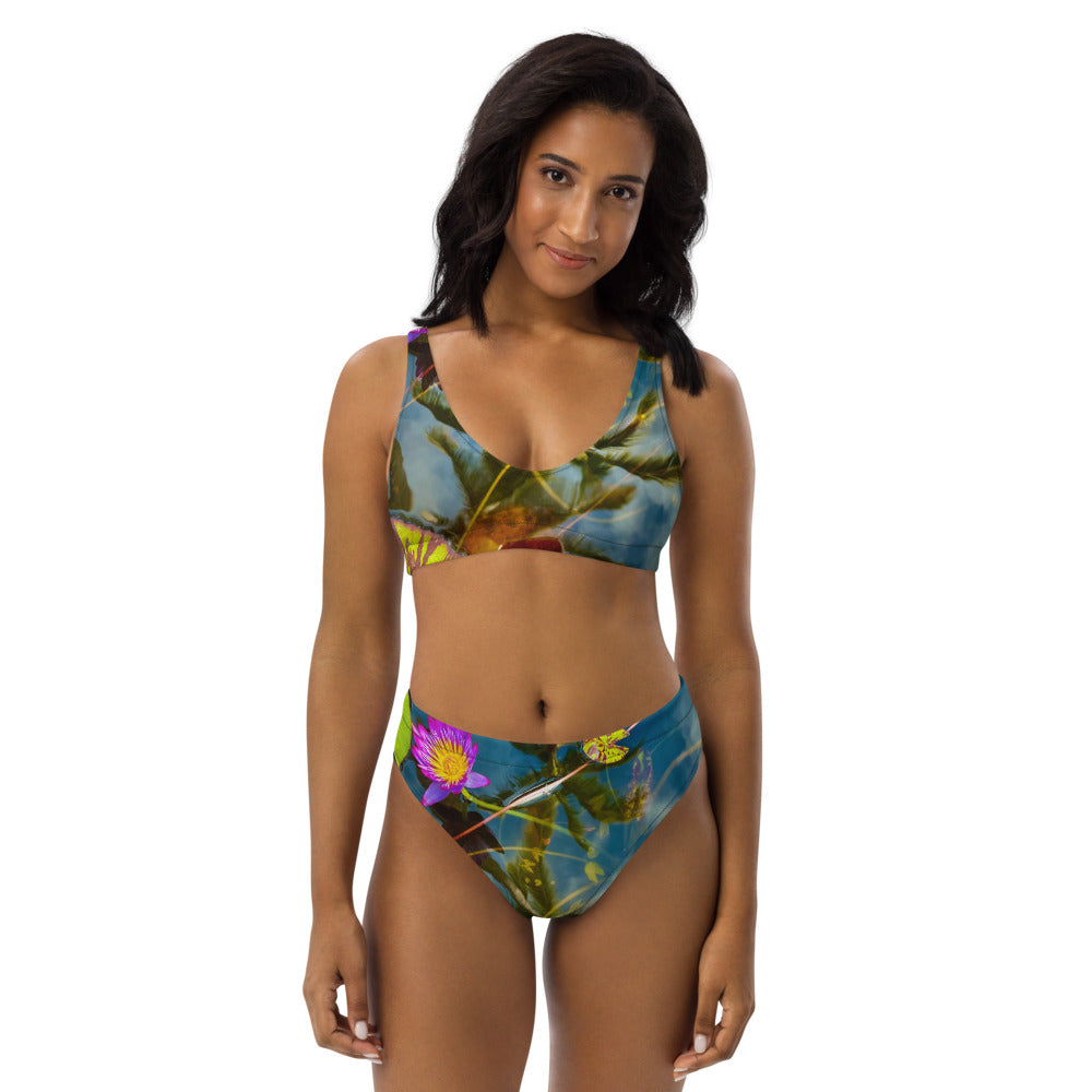 Lo De Marco Lotus Recycled high-waisted bikini