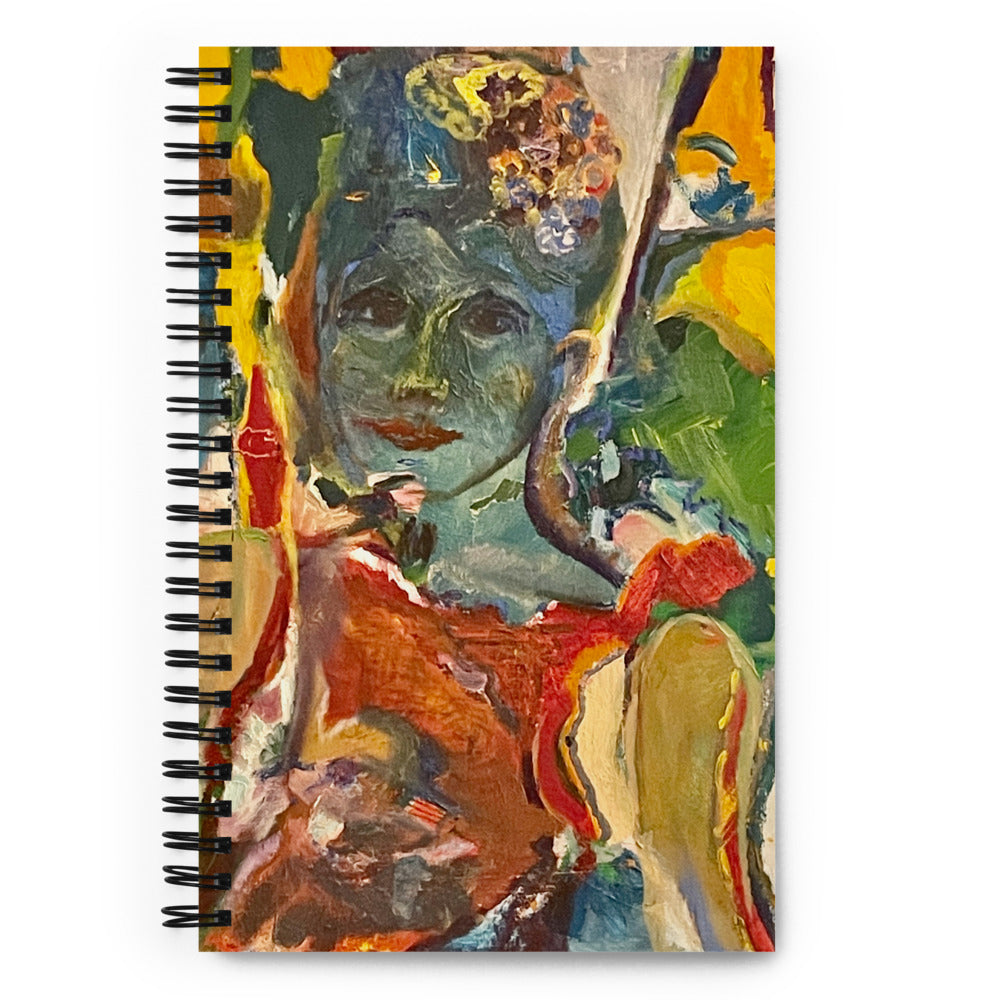 Blue Audrey Spiral notebook