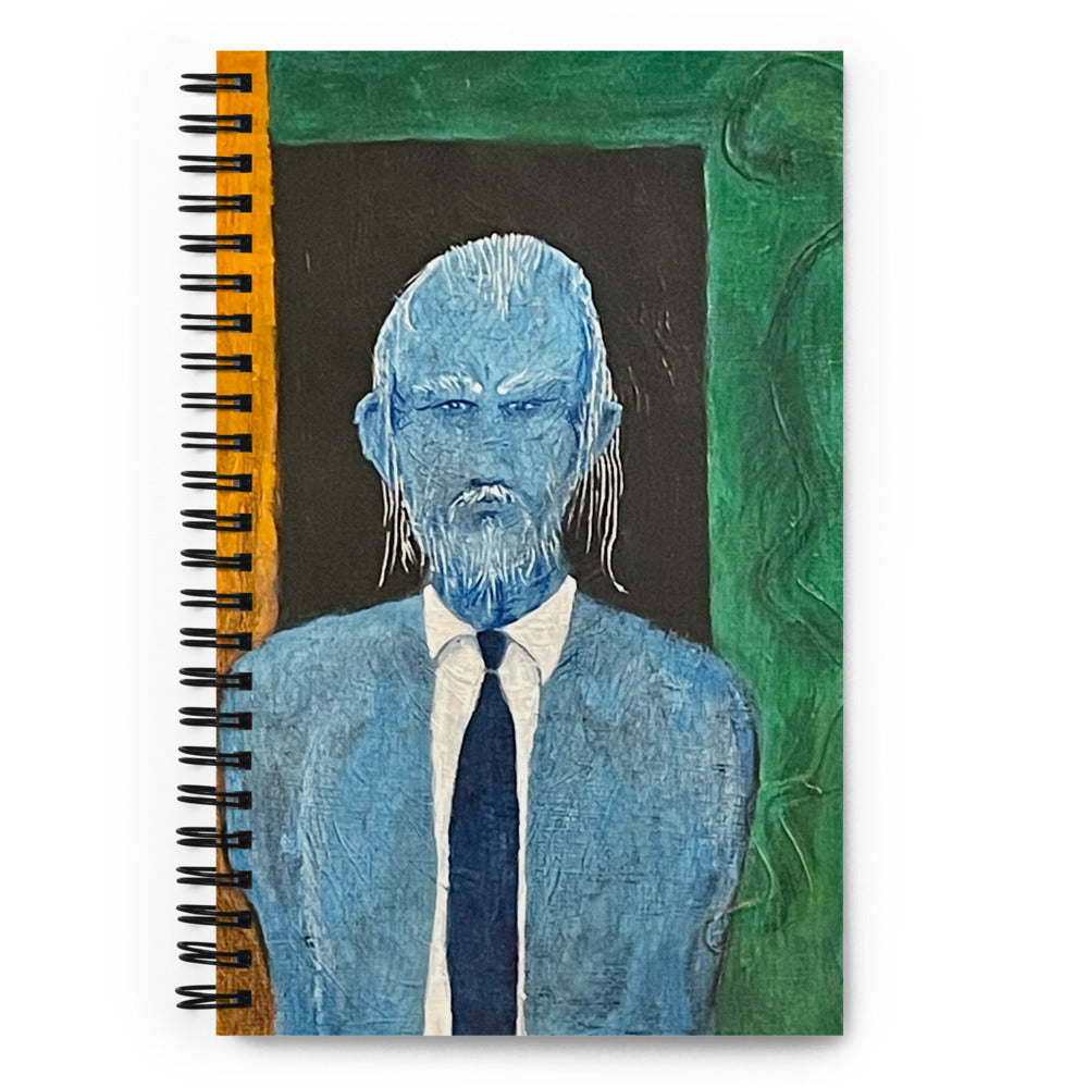 Blue Howard Hughes Spiral notebook