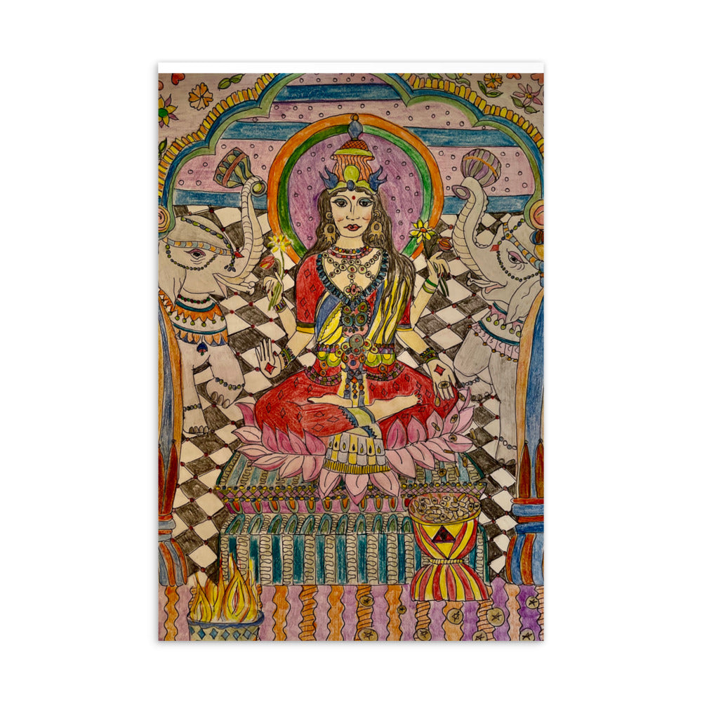 Lakshmi Devi Standard Postcard