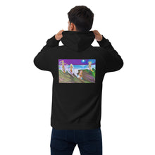 Load image into Gallery viewer, Barefoot Artes Logo Unisex eco raglan hoodie
