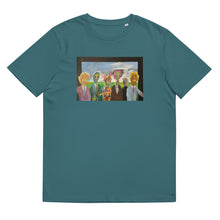 Load image into Gallery viewer, Mark Twain and Men in Ties Unisex organic cotton t-shirt
