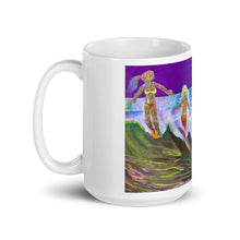 Load image into Gallery viewer, Wahine Surf Team White glossy mug
