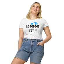 Load image into Gallery viewer, Barefoot Artes Logo Women’s basic organic t-shirt
