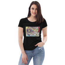 Load image into Gallery viewer, La Vie Mediterranee Women&#39;s fitted eco tee
